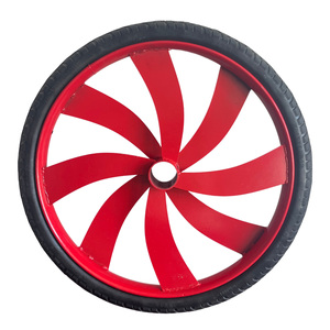 <span class=keywords><strong>Rueda</strong></span> Sólida de Poliuretano TPU de Tubo Recto de 26 Pulgadas de Alta Resistencia, 26x2.5, Antipinchazos, Capacidad de Carga de 150 kg, para <span class=keywords><strong>Carretilla</strong></span> - Product Image 3