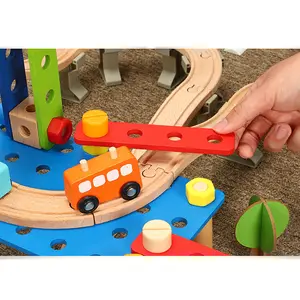 2022 لعبة عليها عرض خاص قطار توماس السكك الحديدية سباق المسارات فتحة خشبية التعليمية لعب للأطفال