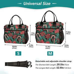 Nueva venta al por mayor diseño de impresión personalizado reutilizable aislado llevar bolsa de mano con cremallera térmica bolsa de almuerzo fresco para Picnic - Product Image 2