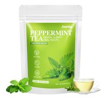 Sachets de thé à la menthe verte OEM, complément alimentaire naturel à base de plantes, 2g, végétalien, sans OGM, pour la santé bucco-dentaire et le soutien digestif, 20 sachets