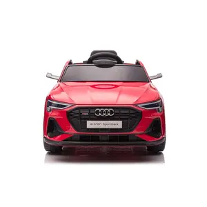 Berlisensi Audi e tron Sportback 12V baterai mainan anak mobil naik mobil mobil anak mobil listrik untuk anak-anak untuk berkendara listrik