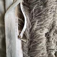Ensemble de literie en peluche Shaggy de luxe King Size couette d'hiver chaude de bonne qualité avec des volants en gros