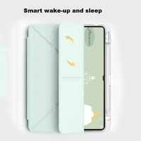 Étui magnétique pour Matepad Pro Max 13,2 pouces 2026 3+Y, support multi-angles, transparent, en cuir PU HD, acrylique, avec porte-stylo