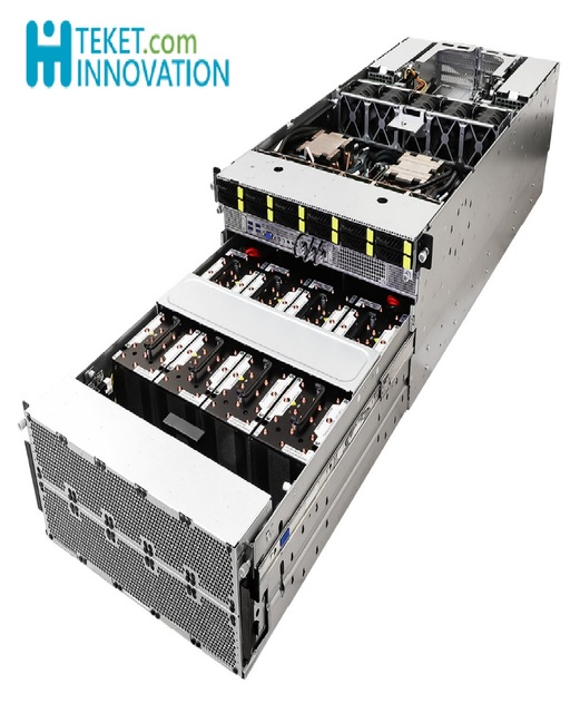 6U8M-GENOA2 MI300X 6U8M-TURIN2 SYN MI350X 6U Rackmount Server Barebone Dual Socket SP5 LGA6096 AMD EPYC 9005 9004 for Asrock