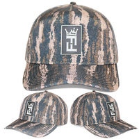 Casquette 5 panneaux unisexe camouflage imperméable découpée au laser HS41 avec patch PVC personnalisé OEM – Vente en gros pour la pêche et les sports de plein air