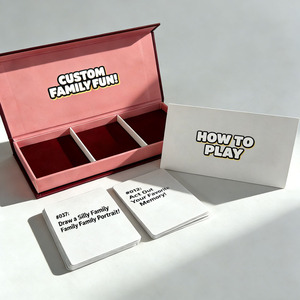 Set Personalizzato di <span class=keywords><strong>3</strong></span> Mazzi di <span class=keywords><strong>Carte</strong></span> da <span class=keywords><strong>Gioco</strong></span> Stampate in Scatola Magnetica - Product Image 1