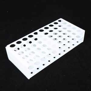 Soporte para Tubos de Ensayo Hongbolai con Aberturas de 13, 17 y 22 mm, Soporte de Plástico para Laboratorio - Product Image 2
