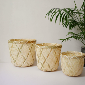 Handcrafted Eco-Friendly <b>Animal</b> Shaped Bamboo Woven Plant Pot <b>Basket</b> Macrame Hanger Modern Hanging Planter Indoor Outdoor Garden - Product Image 2