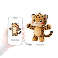 Peluche Mule Anime Personnalisée de Haute Qualité, Super Douce, Anti-Stress