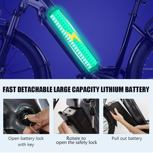 Nouveauté 2024 CMACEWHEEL L26 Vélo 17AH Cadre en aluminium 26 pouces L26 26'' Vélo de loisirs urbain Fafrees F20 Porta - Product Image 4