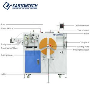 EASTONTECH EW-20S-3A Mesin Pemotong dan Penggulung Kabel/Pita Otomatis dengan Fungsi Pengikat, Catu Daya 110/220V - Product Image 2
