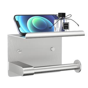 Moderno Soporte de Papel Higiénico y Teléfono Móvil de Hierro para Baño, Ecológico, Independiente - Product Image 2