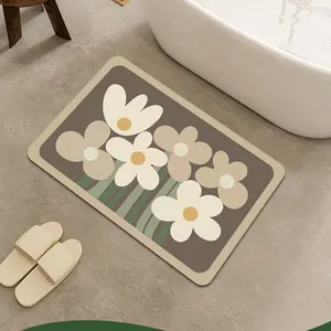 पैर चटाई निर्माण सुपर शोषक फर्श चटाई Diatomaceous बाथरूम गलीचा धो सकते हैं डायटम स्नान चटाई के साथ सबसे अच्छा गुणवत्ता