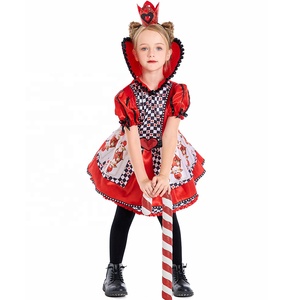 Disfraz <span class=keywords><strong>de</strong></span> Halloween para Niñas, <span class=keywords><strong>Reina</strong></span> <span class=keywords><strong>de</strong></span> <span class=keywords><strong>Corazones</strong></span>, <span class=keywords><strong>de</strong></span> Alicia en el País <span class=keywords><strong>de</strong></span> las Maravillas, Falda Esponjosa, Vestido para Niñas y Mujeres, Gran Venta BX - Product Image 5