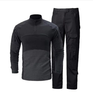Traje de Camuflaje de Manga Larga para Entrenamiento Táctico al Aire Libre para Hombre, Ropa de Entrenamiento Holgada Resistente al Desgaste - Product Image 1