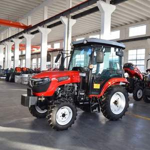 70HP Diesel Farm <b>Tractor</b> LTB704 with 4WD and Hydraulic Steering for Smooth and Easy Maneuverability and Tiller Attachment - Product Image 3
