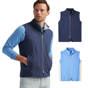 <span class=keywords><strong>Chaleco</strong></span> Deportivo de Golf para <span class=keywords><strong>Hombre</strong></span>, Diseño Nuevo, <span class=keywords><strong>Reversible</strong></span>, Elástico, con Cremallera Completa, Ligero, Cortavientos, Práctico, sin Mangas, para Otoño - Product Image 1