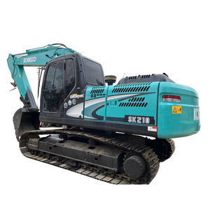 Excavadora hidráulica KOBELCO SK210 de segunda mano, excavadora de cadenas de tamaño mediano en venta - Product Image 1