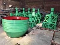 Machine d'extraction de l'or Séparateur de minéraux Moulins à or Moulin à casserole humide Fraiseuse d'or
