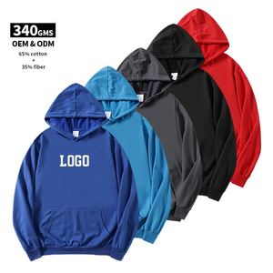 Sudadera con Capucha de Algodón Grueso de Calidad para Hombre, Impresión Personalizada, Sudadera de Lujo con Logotipo Personalizado - Product Image 1