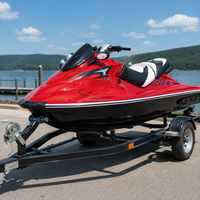 Jet ski 1300cc, bateau à moteur haute performance, embarcation personnelle de course, bateau rapide 2 places, scooter aquatique pour l'aventure