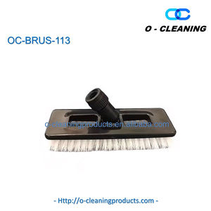 Brosse à récurer pivotante en plastique pour la maison O-Cleaning, brosse de nettoyage de carreaux/coulis à poils durs, épurateur rotatif pour coulis/douche/sol/baignoire - Product Image 6