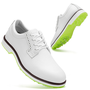 Chaussures de <span class=keywords><strong>golf</strong></span> imperméables pour hommes avec tige en cuir véritable et semelle en caoutchouc Zapatos De <span class=keywords><strong>Golf</strong></span> pour les sports d'automne et d'hiver - Product Image 4