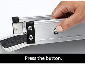 Gran oferta, patinete portátil de 600 libras, rampa antideslizante de 6 pies <span class=keywords><strong>para</strong></span> umbrales, <span class=keywords><strong>rampas</strong></span> antideslizantes de aluminio <span class=keywords><strong>para</strong></span> sillas de ruedas <span class=keywords><strong>para</strong></span> <span class=keywords><strong>discapacitados</strong></span> - Product Image 3