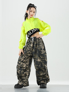 Ropa de <span class=keywords><strong>baile</strong></span> de Jazz para niñas, conjunto de <span class=keywords><strong>estilo</strong></span> dulce y fresco de Jazz, pasarela de moda, traje de escenario de <span class=keywords><strong>baile</strong></span> callejero, traje de actuación - Product Image 3