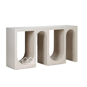 <span class=keywords><strong>Console</strong></span> de table européenne moderne rétro Art <span class=keywords><strong>déco</strong></span> en fibre de verre couleur personnalisable durable <span class=keywords><strong>pour</strong></span> chambre salon salle à manger utilisation hôtel - Product Image 2