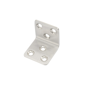 Soporte angular de acero inoxidable de 90 grados en forma de L, conector de herrajes para muebles engrosado para gabinete de vino - Product Image 2