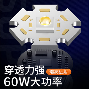 SHENHUO ไฟฉาย LED พลังสูง60W L20ระยะไกลสำหรับขี่กลางคืนตกปลากลางแจ้งฉุกเฉิน - Product Image 1