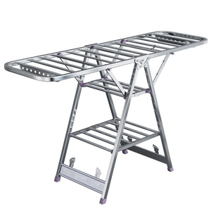 Pratik İç/Dış Mekan Alüminyum Alaşımlı Giysi ve Yorgan Askılığı <span class=keywords><strong>Metal</strong></span> Ayaklı Ayakkabı Kurutma Askısı Oturma Odası İçin - Product Image 5