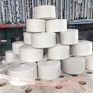 เส้นด้ายถักถุงมือแบบปลายเปิด คุณภาพสูง ใหม่ ผลิตจากผ้าฝ้ายรีไซเคิล 35% โพลีเอสเตอร์ 65% เบอร์ 3/1-เบอร์ 12s/1 สำหรับถุงมือนิรภัยเนื้อนุ่ม ผลิตในเวียดนาม TC - Product Image 1