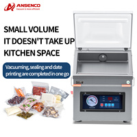 Machine d'emballage sous vide commerciale DZ260 pour viande et ensilage, scelleuse sous vide alimentaire électrique automatique de comptoir