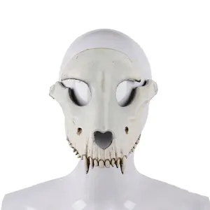 Decoração horrível Halloween Cosplay Festa de Máscaras Adereços Máscara de caveira de osso Fornecedor internacional