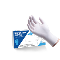 Boîte de 100 Gants d'Examen en Nitrile Bleus Non Poudrés, Usage Médical, Dentaire et Professionnel