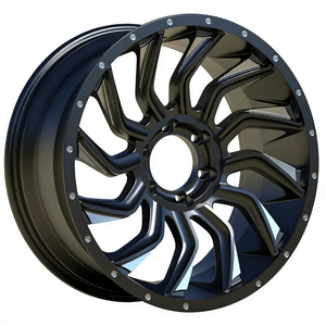 Rines <span class=keywords><strong>de</strong></span> Aleación <span class=keywords><strong>de</strong></span> Aluminio Blancos y Negros <span class=keywords><strong>de</strong></span> 17 Pulgadas REW Populares, Usados para Modificación <span class=keywords><strong>de</strong></span> Vehículos <span class=keywords><strong>Todoterreno</strong></span> - Product Image 2