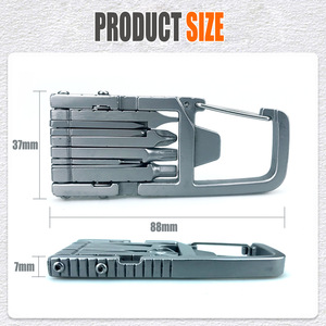 Herramienta Multifuncional 13 en 1 para Exteriores, Herramienta EDC para Viajes, Herramienta de Reparación de Bicicletas de Montaña, Soporte Plegable para Teléfono Móvil - Product Image 3