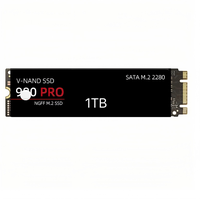 SSD M.2 NGFF 2TB Baru untuk Laptop dan Desktop, Kapasitas Disk Tunggal 2GB, Pasokan Langsung