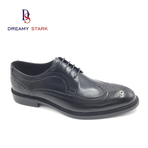 Chaussures Oxford de luxe vintage faites à la main pour hommes, design perforé au laser, collection automne, logo personnalisé, vente directe fabricant, grossiste - Product Image 1