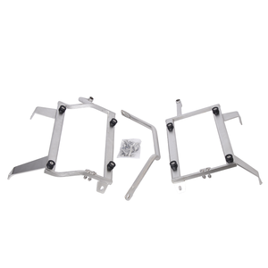 Support de sacoche latérale pour <span class=keywords><strong>moto</strong></span> DS900X en acier inoxydable argenté 250cc, support de boîte à bagages pour <span class=keywords><strong>moto</strong></span> - Product Image 1