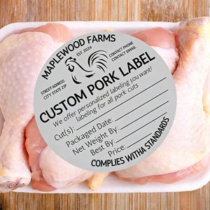 Etiquetas Adhesivas Personalizadas a Prueba de Agua para Alimentos Comerciales, para Supermercados, Carne, Pescado y Productos Agrícolas - Product Image 6