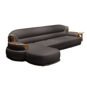 Divano di Lusso 1+2+3 in Pelle, Nuovo Divano Moderno di Alta Gamma per Soggiorno, Stile <span class=keywords><strong>Cinese</strong></span> Europeo Americano - Product Image 4