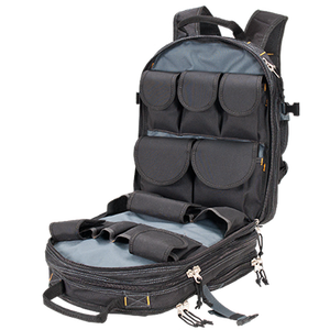 Sac à outils pour électriciens, sac à dos multifonctionnel, durable, personnalisé, robuste, avec 88 poches, best-seller, échantillon gratuit - Product Image 1