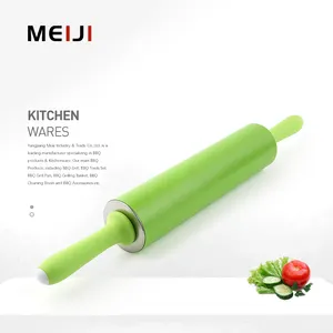 MEIJI 2023 New Arrivals Manufacturers Kitchen Gadgets Rolling Pin With Silicone Handle Rolling Pin