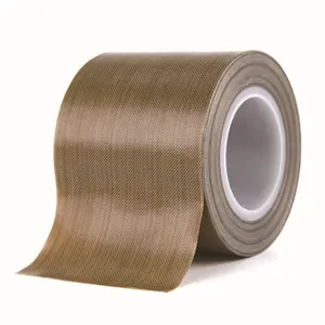 PTFE Adhesive Zone Thread Seal Tape Double Sided Adhesive Ptfe Glass Fabric Te Flon Tape