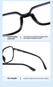 Moda Retro Nuevo Diseño Cuadrado Óptico Venta al por mayor <span class=keywords><strong>Gafas</strong></span> Hombres Mujeres Diseñador Marco <span class=keywords><strong>Gafas</strong></span> Ópticas - Product Image 4
