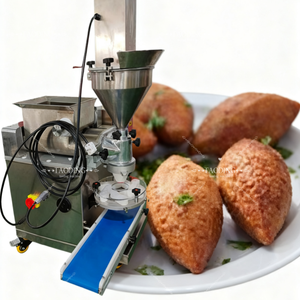 Usine Fournisseur Brésilien mochi fabricant 5.5 coxinha de maquina de salgado formant et machine encroûtante - Product Image 5