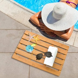 Alfombrilla <span class=keywords><strong>de</strong></span> bambú <span class=keywords><strong>para</strong></span> baño, alfombra resistente a prueba <span class=keywords><strong>de</strong></span> agua <span class=keywords><strong>para</strong></span> <span class=keywords><strong>ducha</strong></span>, <span class=keywords><strong>antideslizante</strong></span>, <span class=keywords><strong>de</strong></span> lujo, <span class=keywords><strong>para</strong></span> uso interior o exterior - Product Image 4